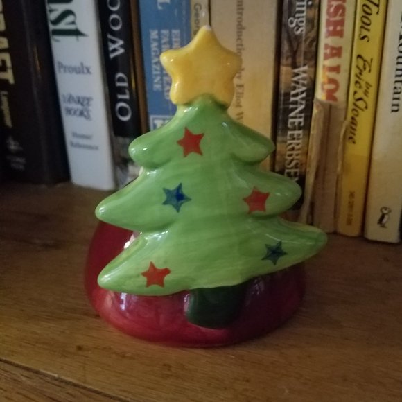 Christmas Tree Ceramic Votive Candle Holder, Christmas Tea Light, Gift for Mom - Picture 11 of 15